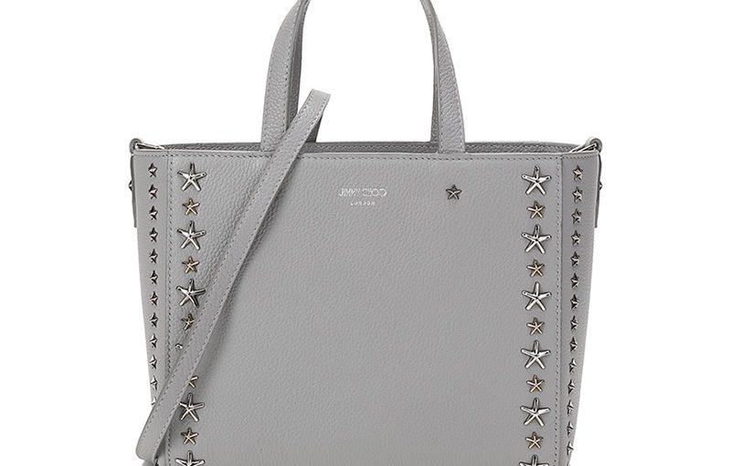 Replica Jimmy Choo Leather Studded Handy Shoulder Crossbody Bag
